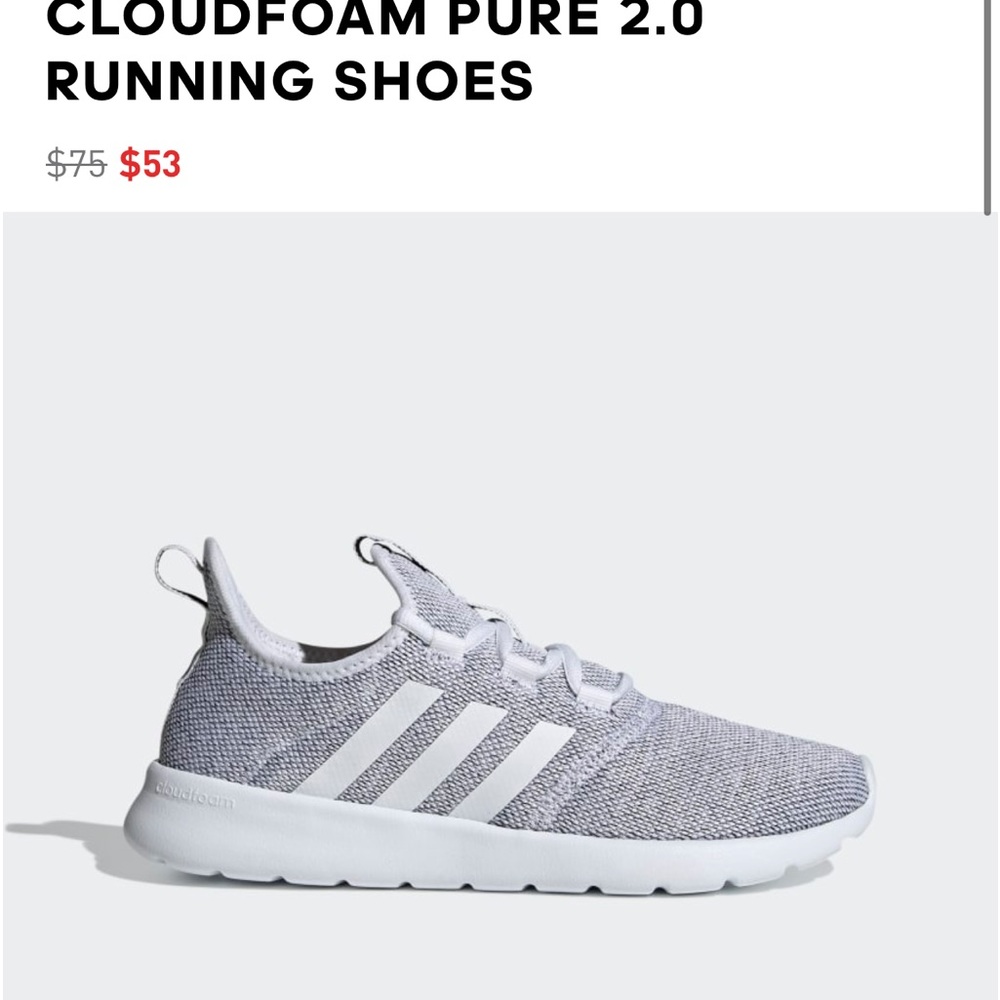 Adidas running shoes size 7